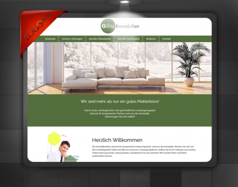 Immobilien Makler Homepage